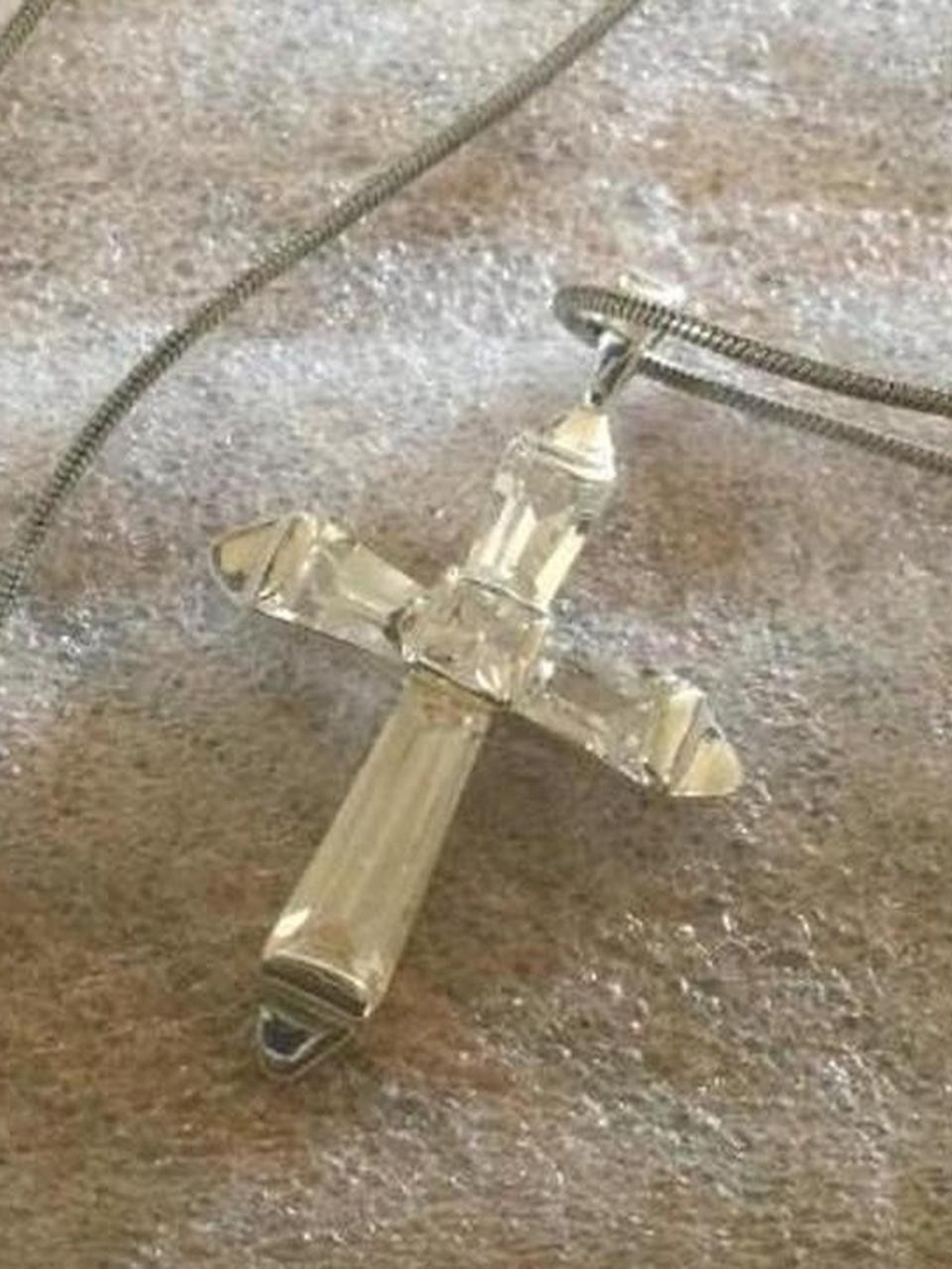 Crystal Cross Necklace